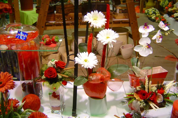 Flores para el día de los enamorados, regalos y adornos florales decorativos de San Valentín