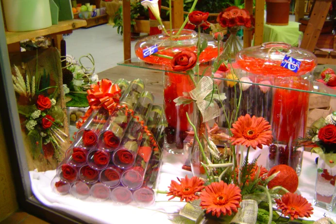 Flores para el día de los enamorados, regalos y adornos florales decorativos de San Valentín